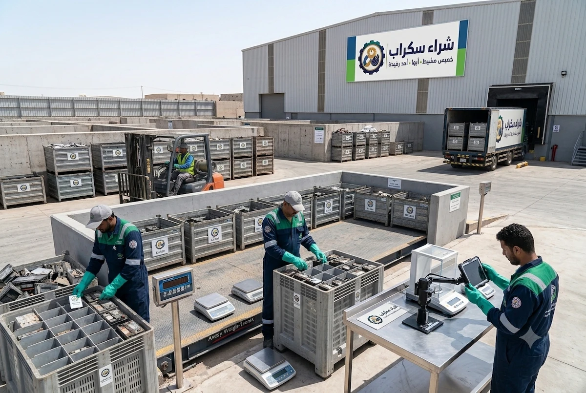 تجهيز البطاريات المستعملة لإرسال تفاصيلها