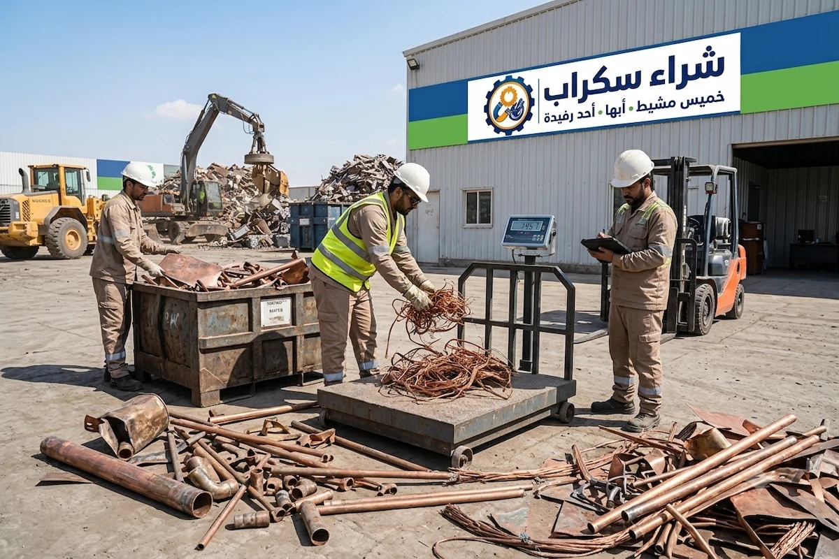 نحاس سكراب وخردة نحاسية للبيع